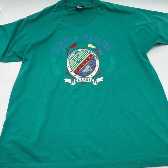 Screen Stars Best Simply Sailing Attitude Adjustment Classic XL Tee shirt - Picture 1 of 8